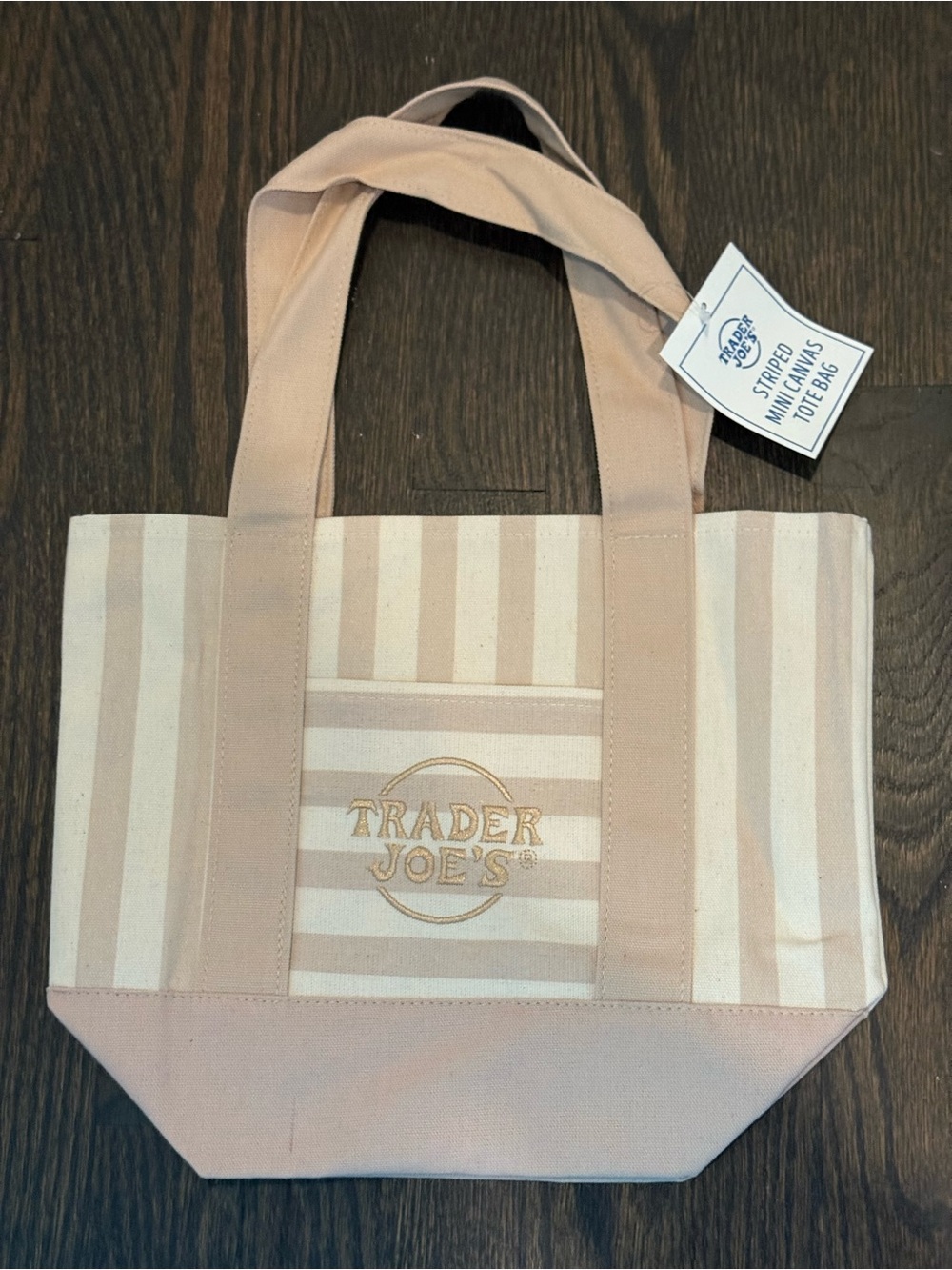 New - Summer 2026 Trader Joe’s Mini Tote Bags - Light Sand